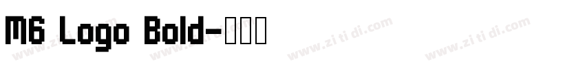M6 Logo Bold字体转换